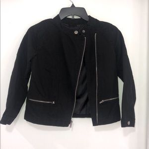 Black Moto Jacket Size Large